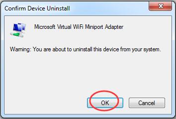 Driver Microsoft Virtual Wifi Miniport Adapter Bermasalah
